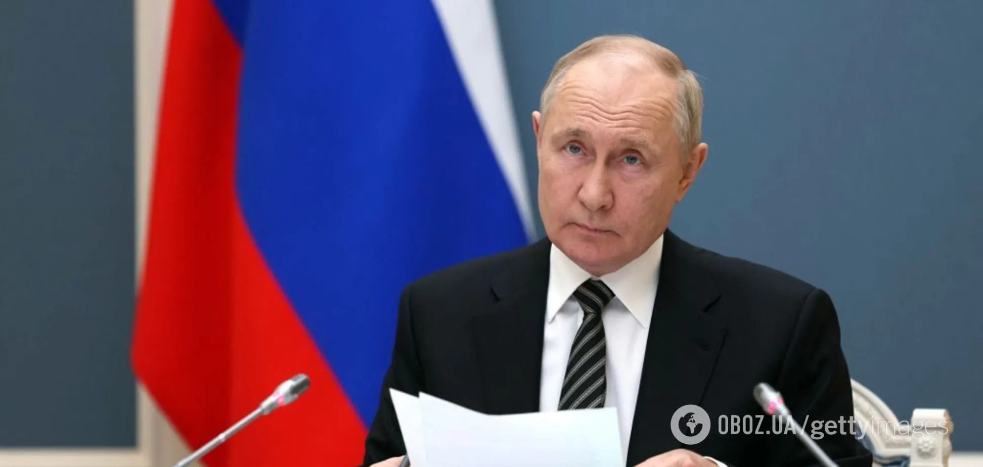 Российский диктатор Владимир Путин