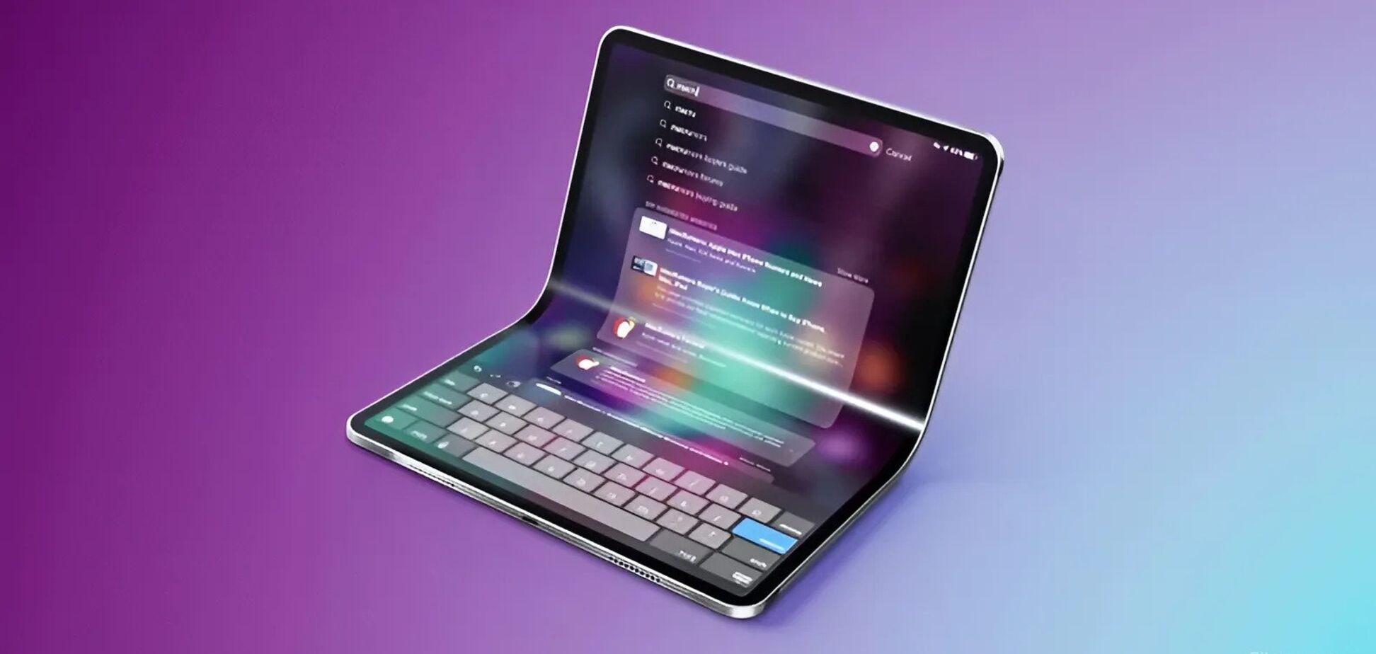 iPad или Mac? Что известно о новой разработке Apple со складывающимся экраном