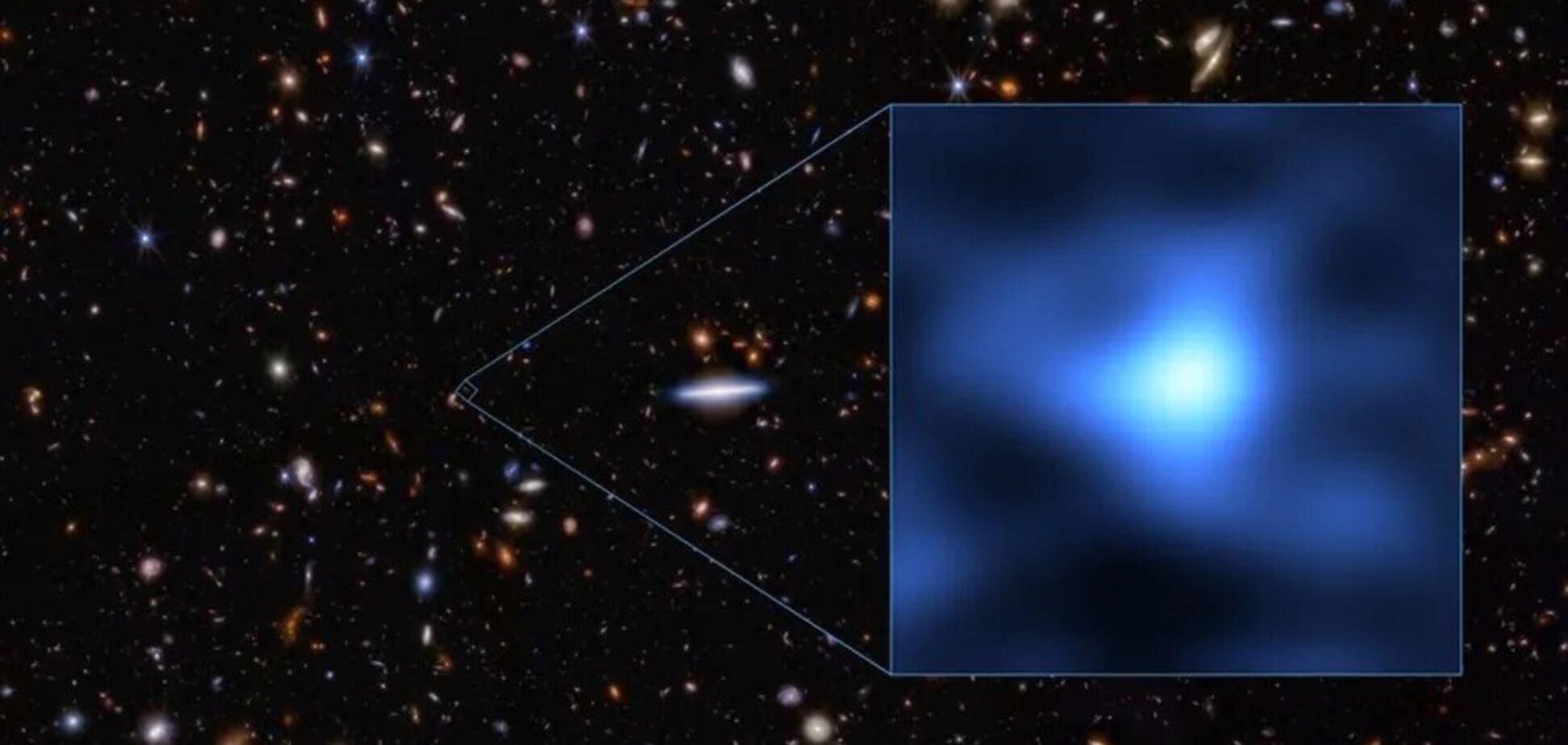 'Это то же, что встретить подростка среди младенцев'. Астрономы неожиданно обнаружили кислород в самой отдаленной галактике