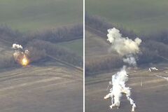 Разведчики уничтожили вражеский 'Бук-М1' с боекомплектом во время перемещения. Видео