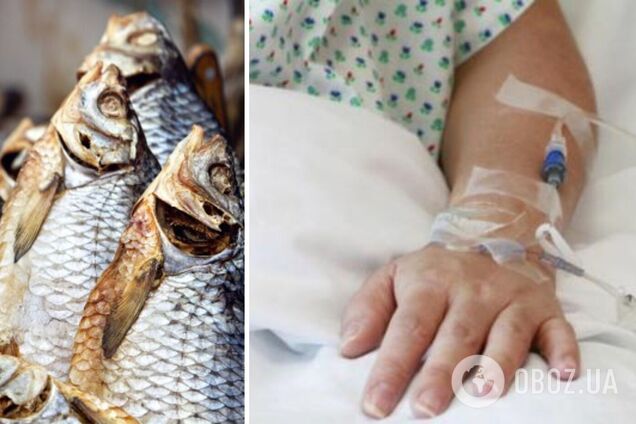 Ботулизм в Украине – на Днепропетровщине мужчина умер после употребления сушеной рыбы, его жена в больнице