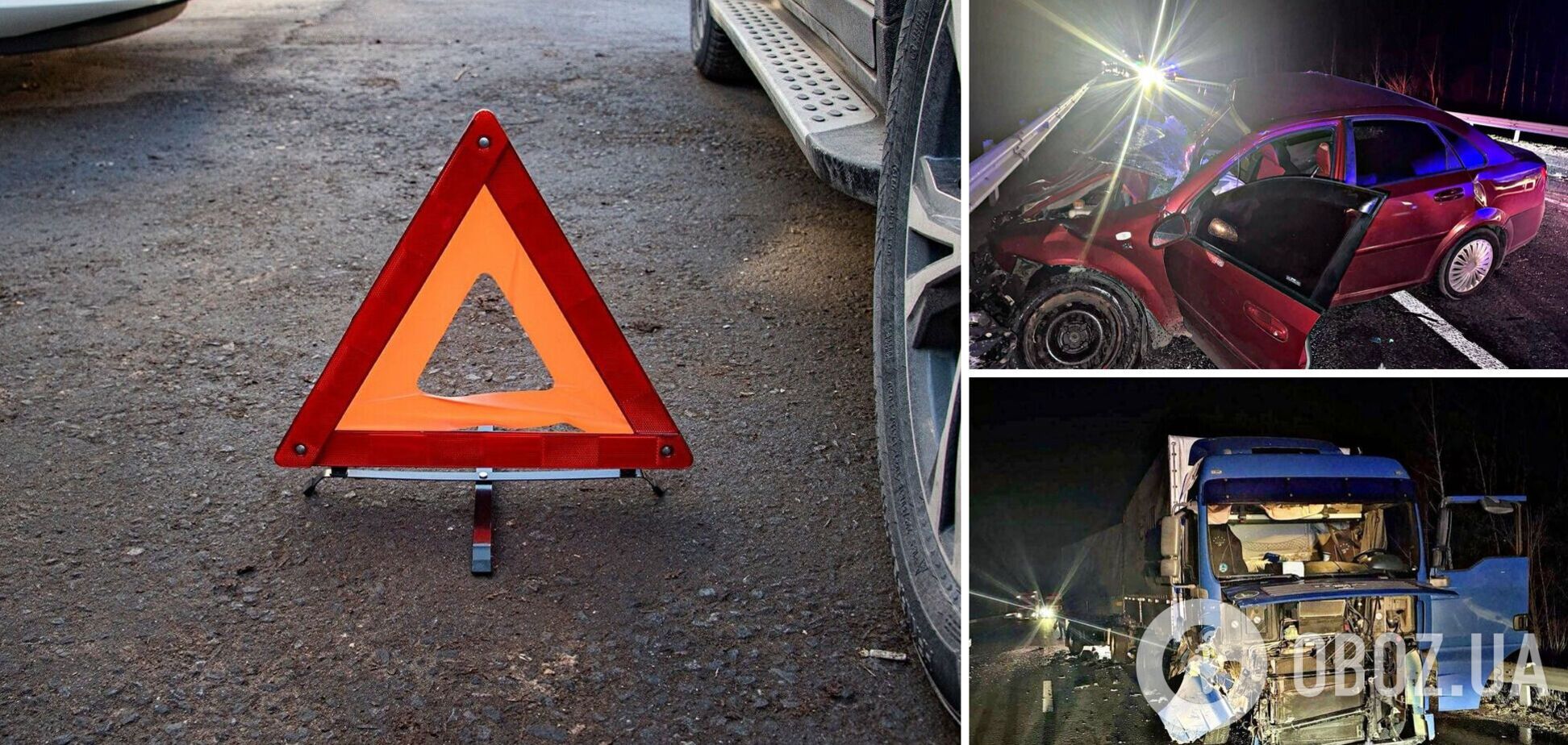 В Киевской области автомобиль вылетел на встречную полосу и въехал в грузовик: подробности смертельного ДТП. Фото