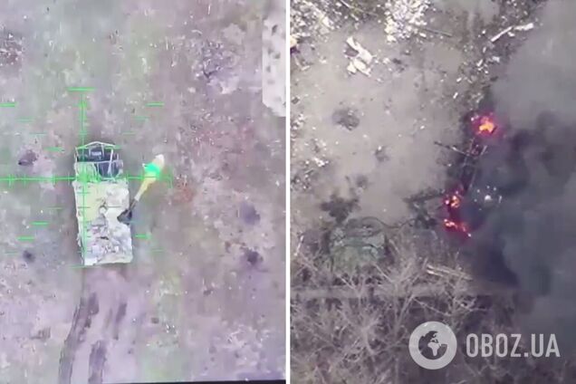 У ворога мінус танк і система РЕБ: прикордонники FPV-дронами відбили російський штурм на Донеччині. Відео