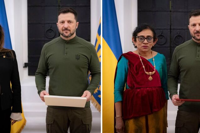 В Украине начали работу посольства еще двух стран: Зеленский принял верительные грамоты. Фото и видео