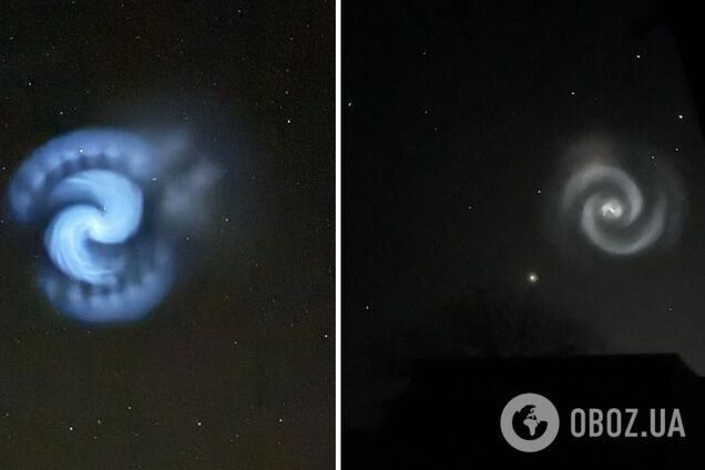 В украинском небе зафиксировали неизвестную спираль: что это за космическое явление и стоит ли его бояться. Фото