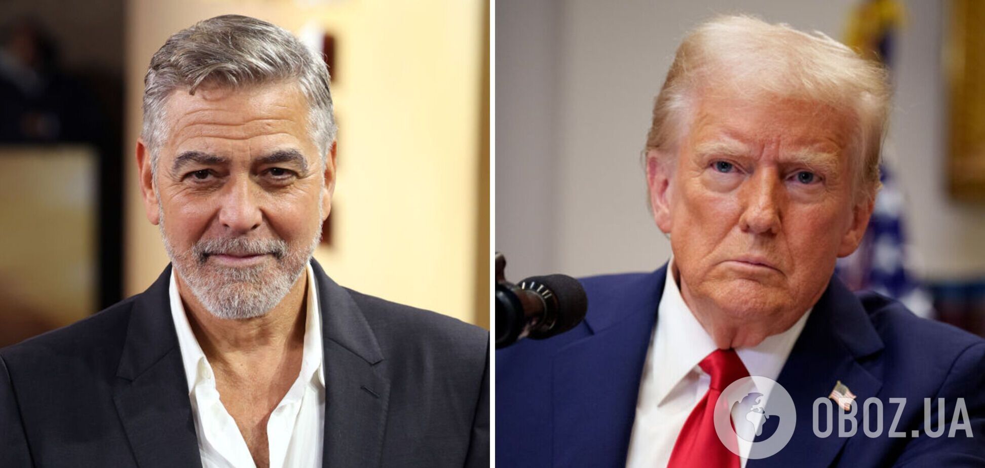 Трамп публічно накинувся на Джорджа Клуні та назвав його 'другосортною кінозіркою': що розлютило президента США