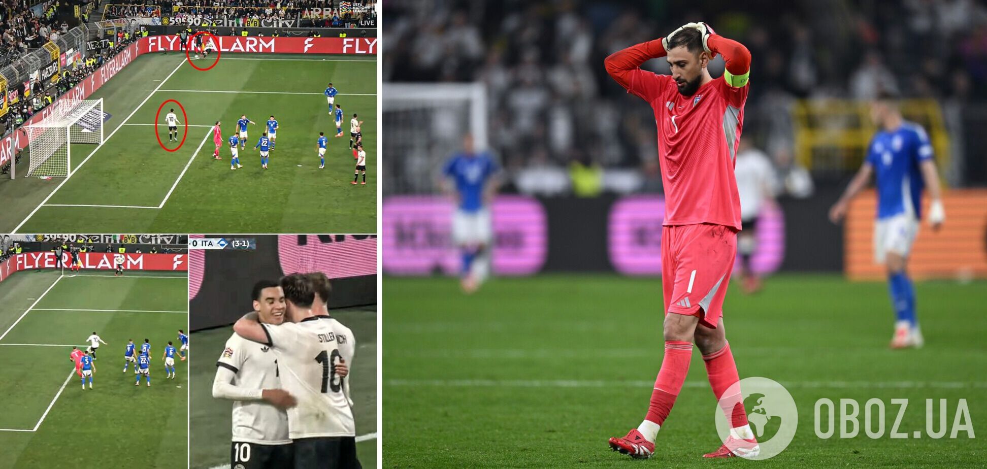 Сборная Италии пропустила невероятный 'невидимый' гол от Германии. Видео за два дня собрало 840 000 просмотров