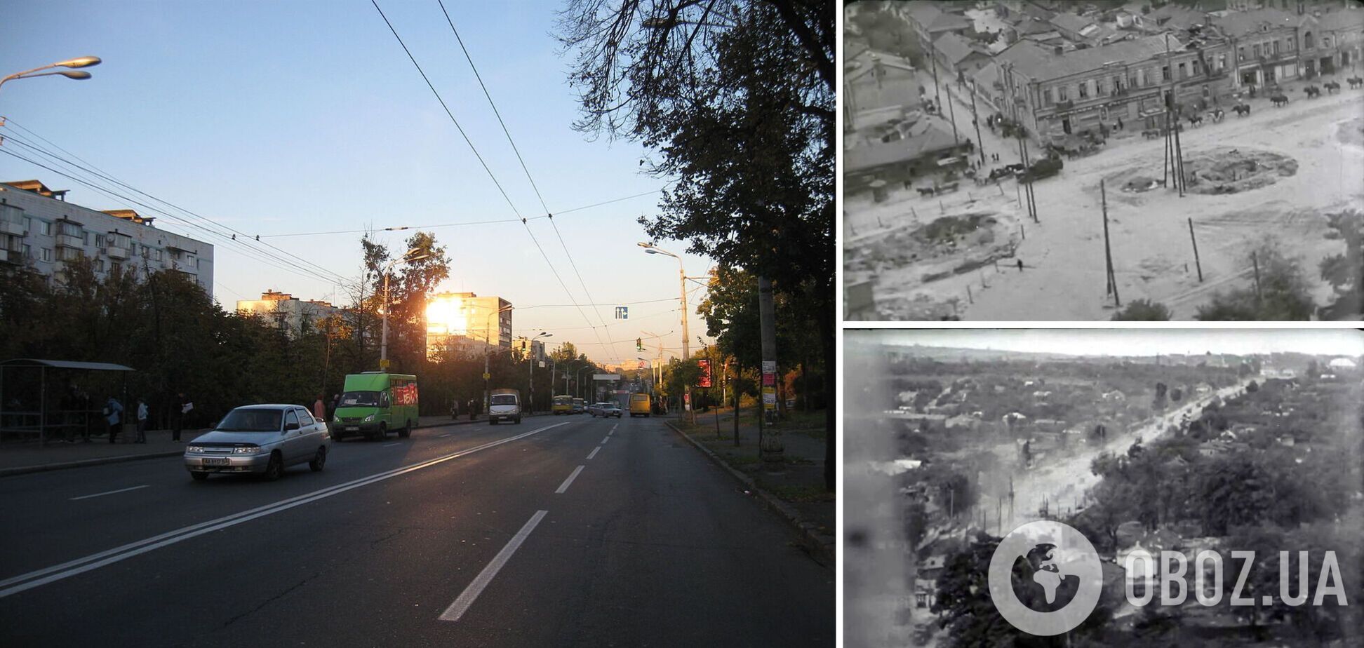 У мережі показали, як виглядав Голосіївський проспект у Києві у 1941-му на кадрах німецьких пропагандистів. Фото