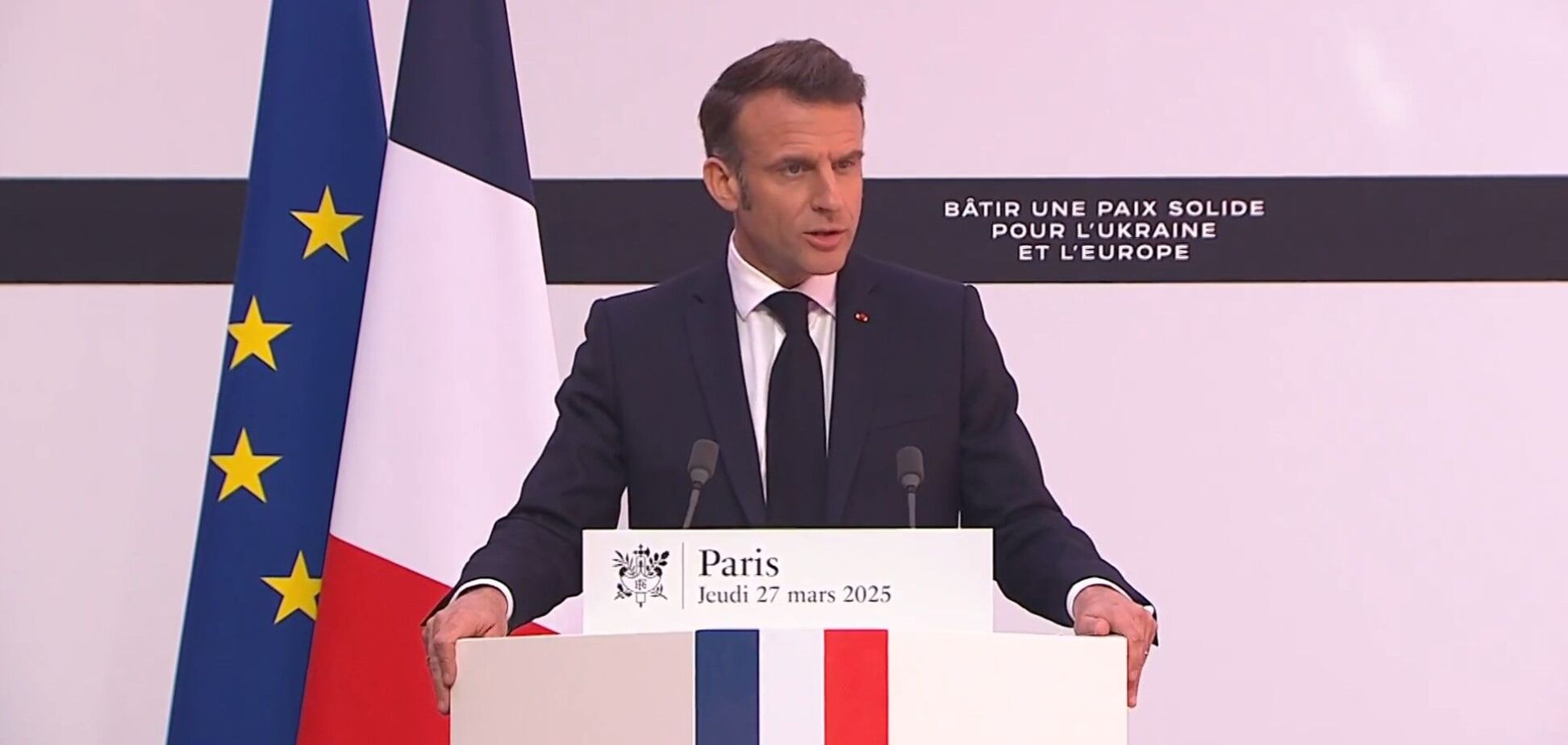 В Україну вирушить франко-британська місія сил стримування: Макрон розповів подробиці