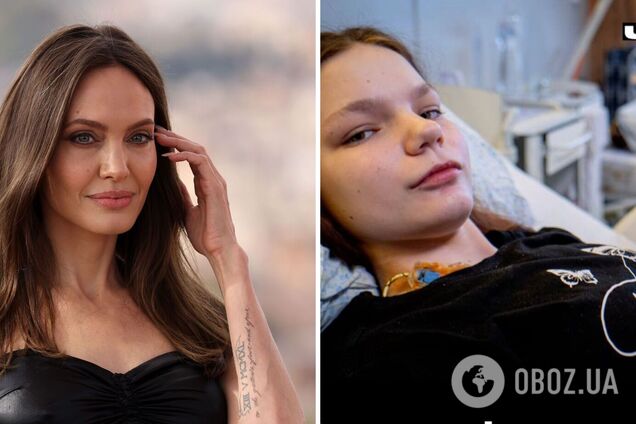 'Ее самая большая мечта – снова ходить': Анджелина Джоли поддержала 14-летнюю девочку, которая была ранена в результате удара РФ по Изюму. Фото