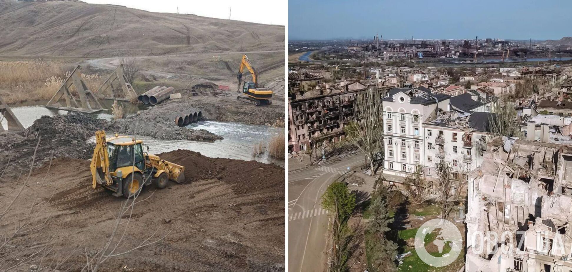 Оккупанты строят транспортный узел в Мариуполе для улучшения военной логистики. Фото