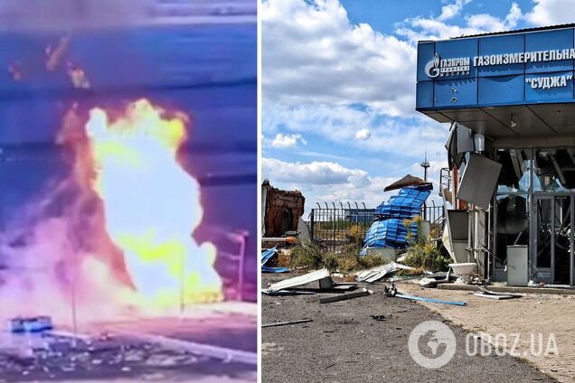 Росія знову атакувала газотранспортну систему 'Суджа' на Курщині й спробувала звинуватити Україну: брехню викрили. Відео