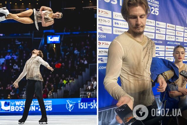 Показывали Днепр в огне после атаки РФ и сражались за лицензию на Олимпиаду: как украинские фигуристы закончили чемпионат мира в Бостоне