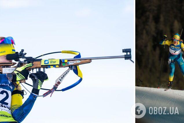 Украинская биатлонистка в роскошном стиле выиграла медаль чемпионата мира среди юношей