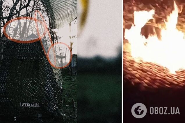 На Херсонщині рух опору спалив ворожий комплекс РЕБ: відео