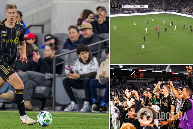 Футболист сборной Украины забил фантастический гол с 25 метров в своем дебютном матче за американский клуб. Видео
