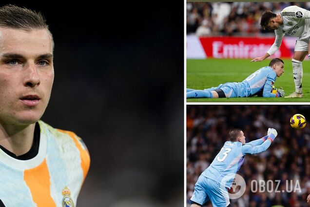 Український голкіпер 'Реала' потрапив у скандал в Іспанії після того, що зробив під час інтерв'ю. Відео