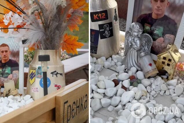 Вкрали булаву та свічки: у Вінниці знову пограбували могилу наймолодшого захисника 'Азовсталі'. Фото