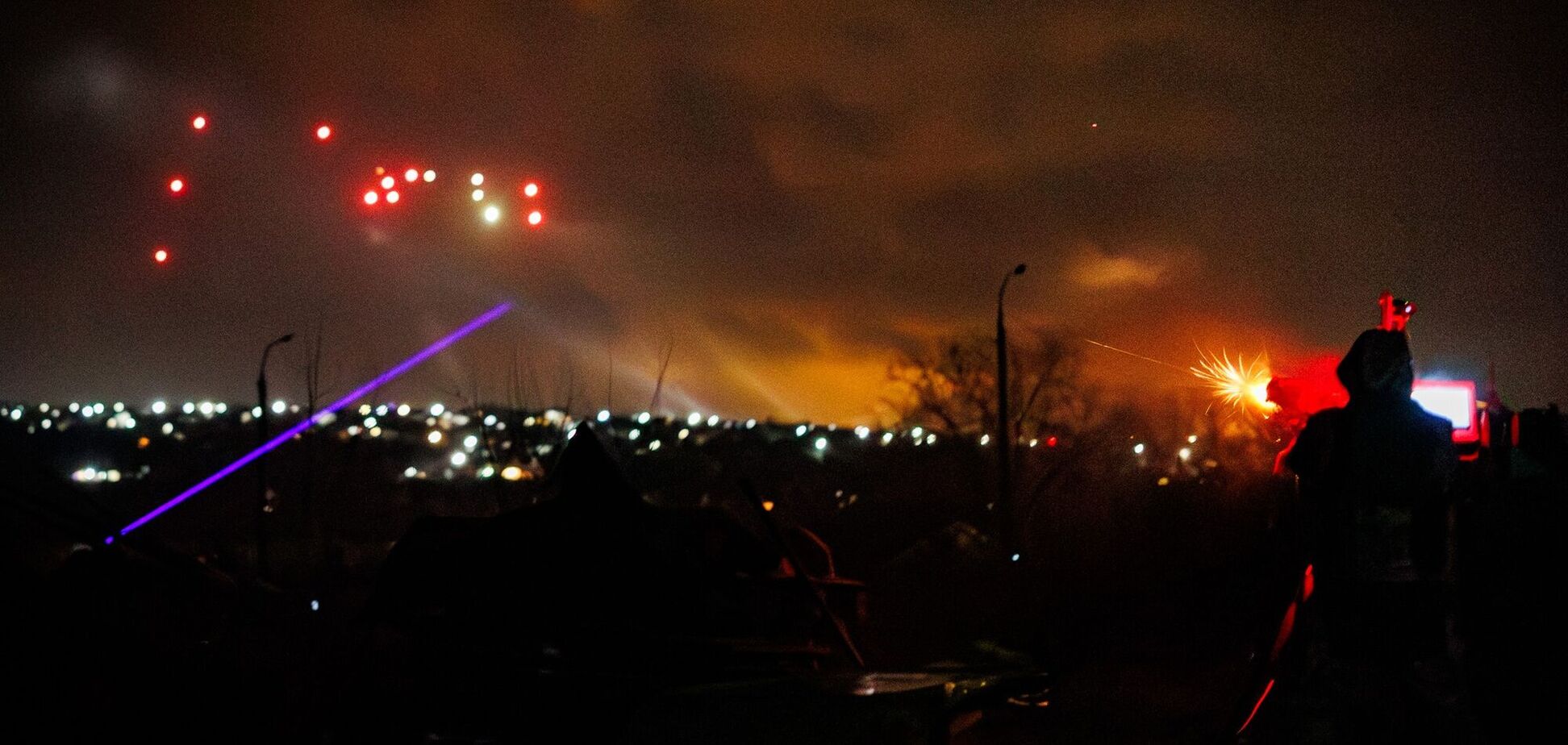 'Есть поражение!' В Воздушных силах показали боевую работу по 'Шахедам' на востоке. Видео