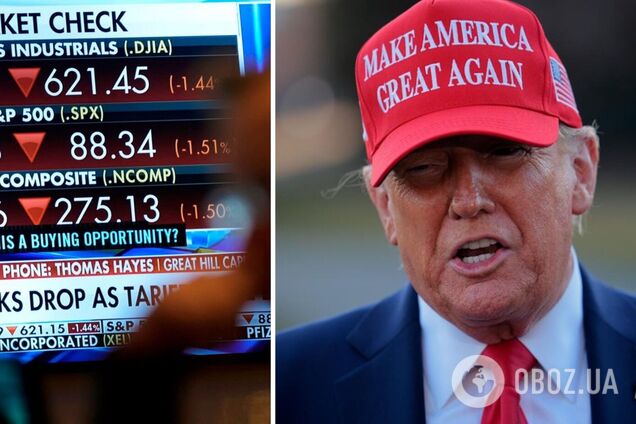 Жорсткі мита Трампа обвалили фондовий ринок: американські акції втратили 3,4 трлн доларів – Bloomberg