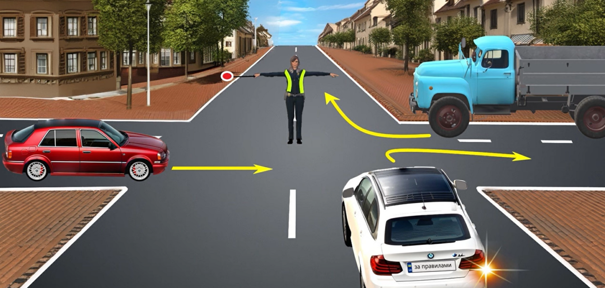 Яке авто може проїхати? Непросте завдання з ПДР