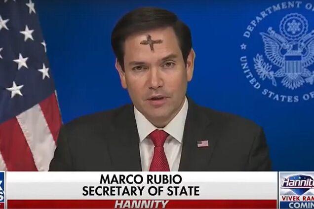 Рубио повторил российский нарратив о войне в Украине с крестом на лбу: что это значит и почему сеть взорвалась комментариями