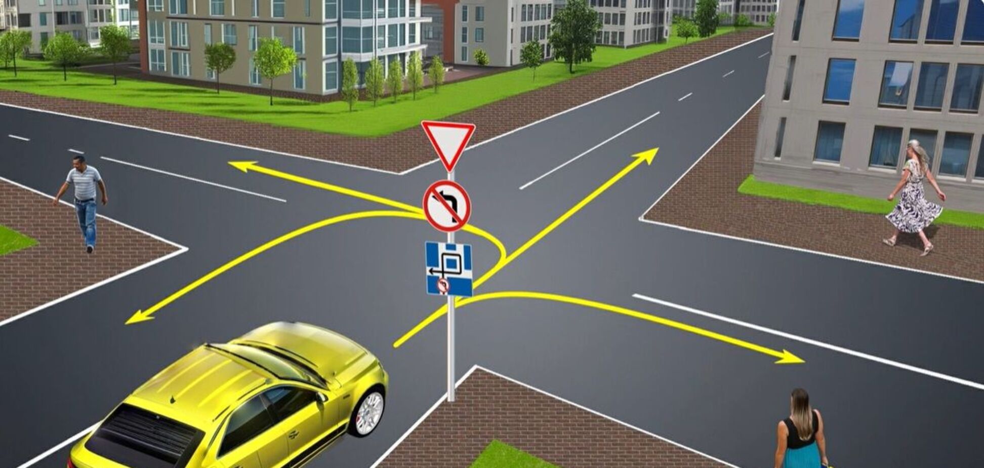 Ответ неочевидный: тест на знание ПДД