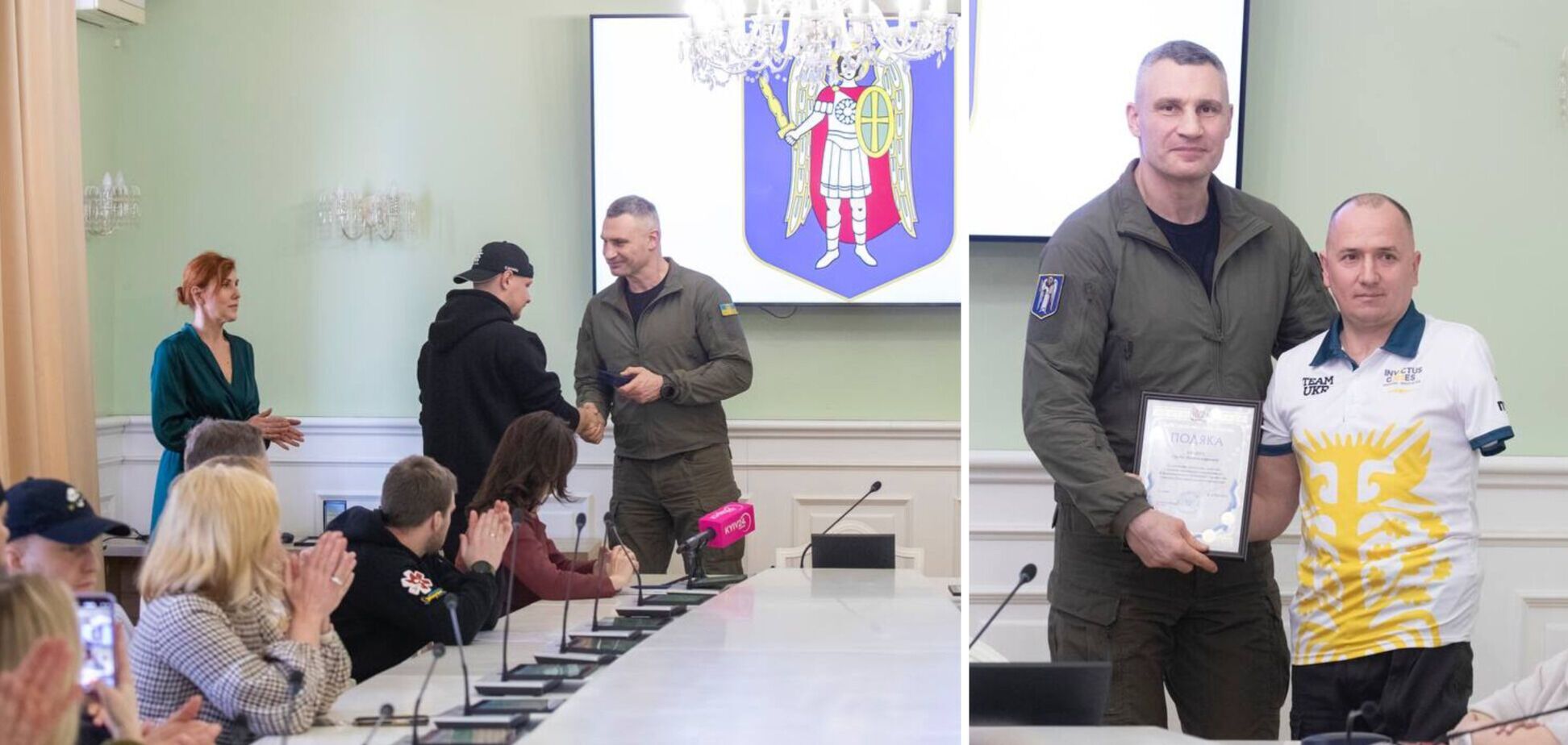 Віталій Кличко зустрівся зі спортсменами національної збірної Ігор Нескорених-2025 та вручив їм нагороди від столиці