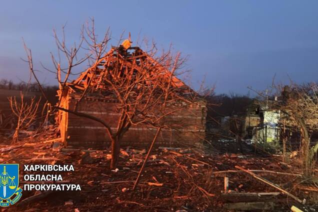 КАБ влучив у житловий сектор: на Харківщині внаслідок ворожої атаки загинув чоловік, є постраждалі. Фото