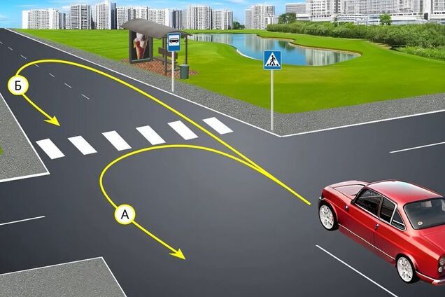 Якою траєкторією можна розвернутися? Тест на знання ПДР