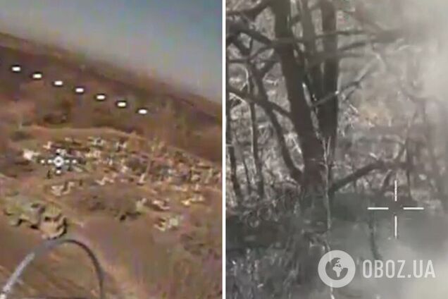 На Харьковщине пограничники сожгли вражеский 'Солнцепек'. Видео