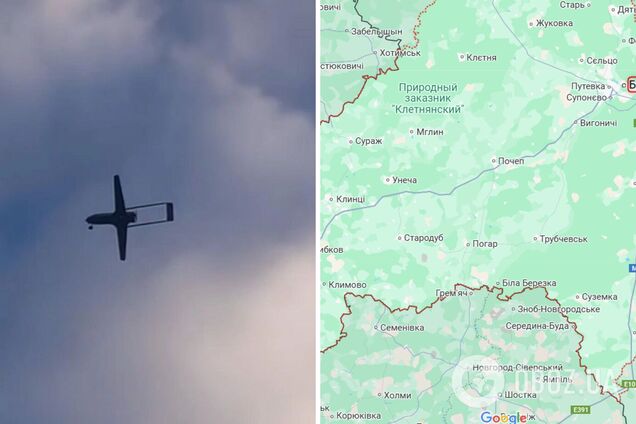 У Брянській області поскаржилися на атаку дронів: кажуть, що поранено прикордонників