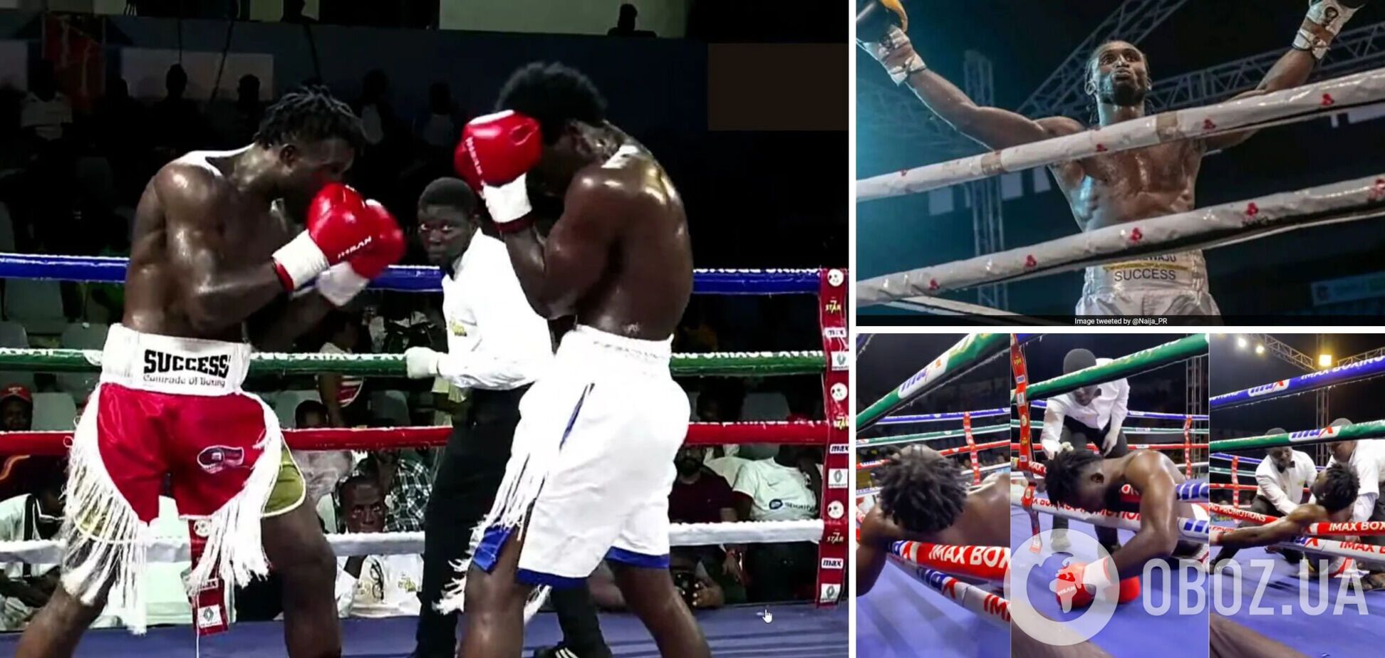 Боксер-чемпион, выступавший в России, пропустил удар в ринге и умер. Момент попал на видео