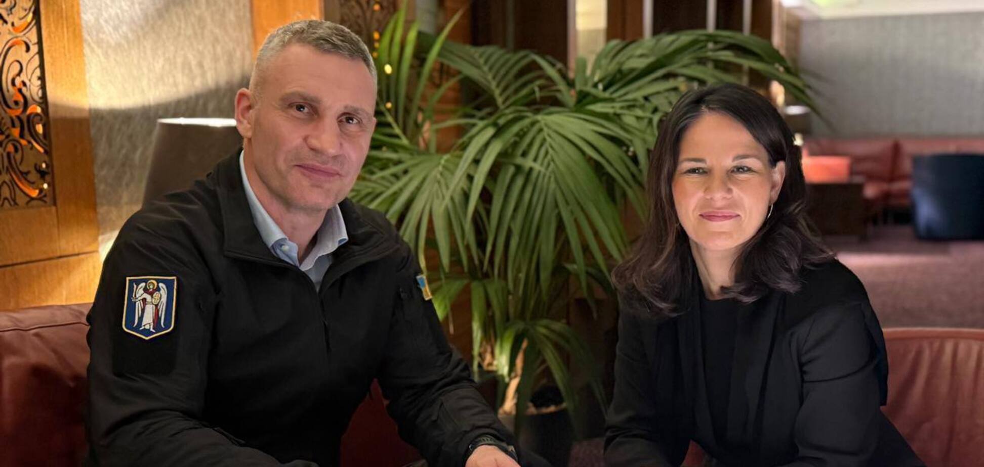 Мэр Киева Кличко встретился с и. о. министра иностранных дел Германии Анналеной Бербок