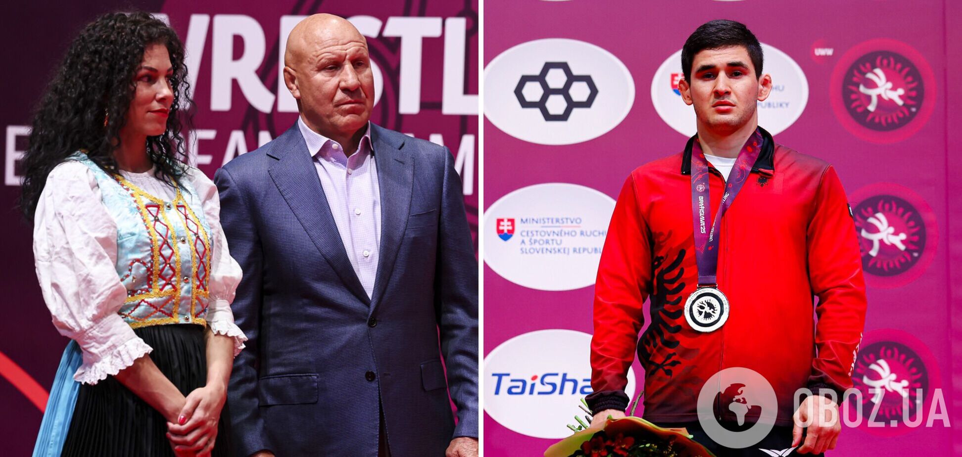 Глава федерации борьбы РФ обматерил экс-россиянина, награждая того 'золотом' ЧЕ. Видео скандала