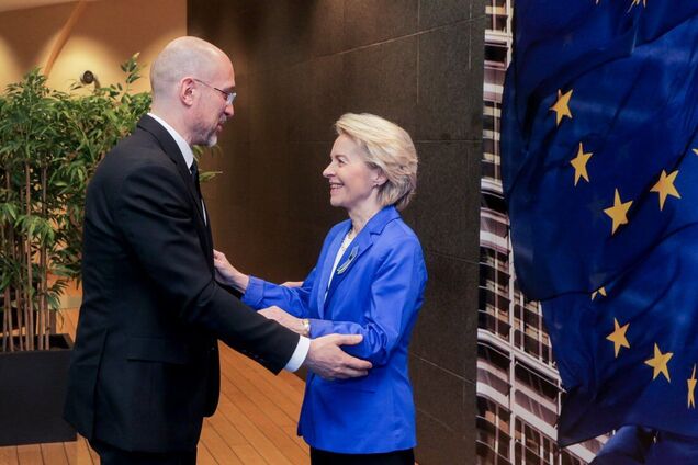 Зустріч Дениса Шмигаля та президентки ЄК Урсули фон дер Ляєн 10 квітня 2025 року