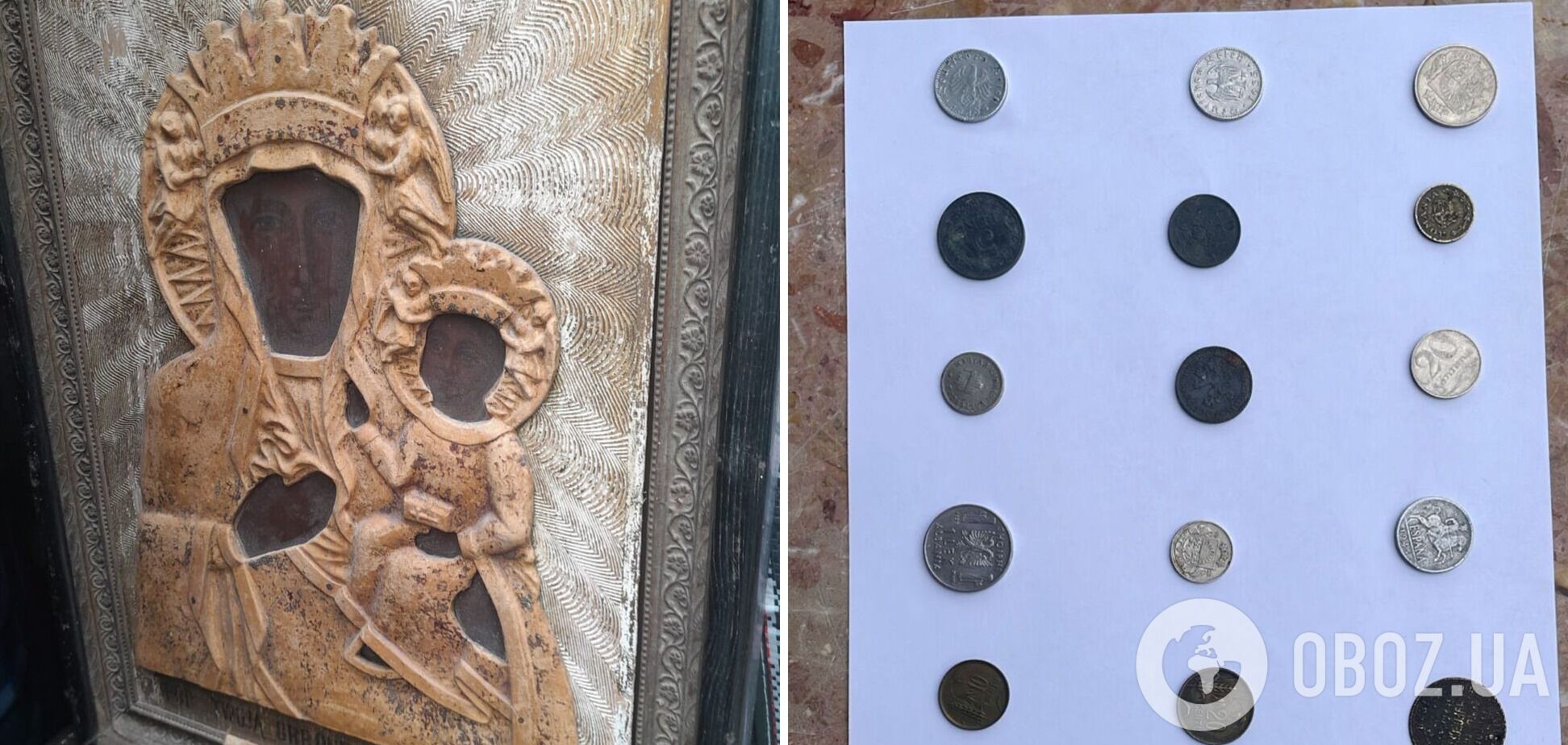 Скарби з минулого: на Львівщині викрили спроби незаконного вивезення старовинних монет та ікон. Фото