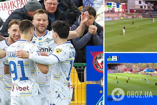 'Динамо' з червоною карткою Попова та голом Ярмоленка здобуло суху перемогу в УПЛ. Відео