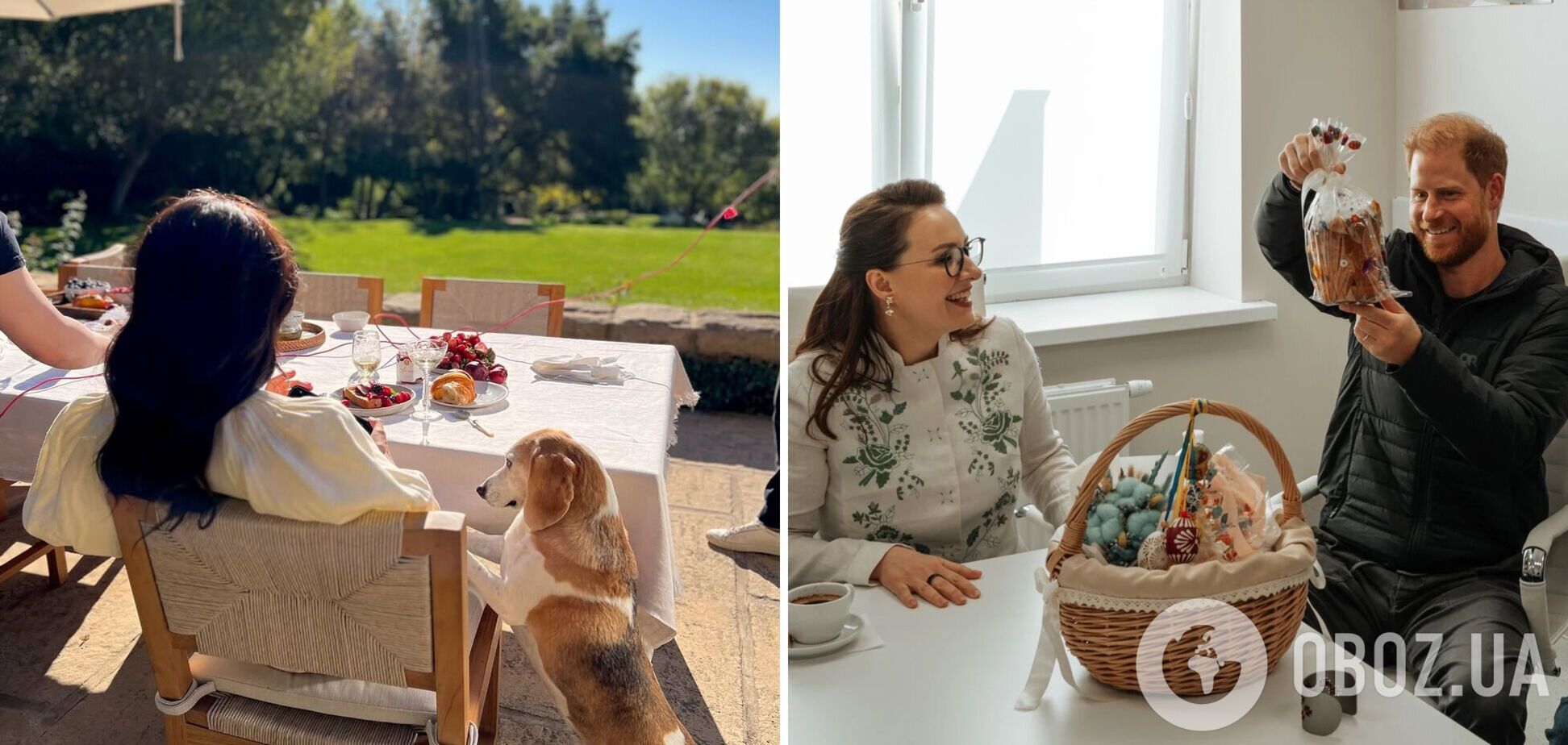 'Папа привез из Украины': Меган Маркл показала, как ее дети завтракают паской. Видео