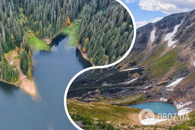 Самые красивые озера в Украине