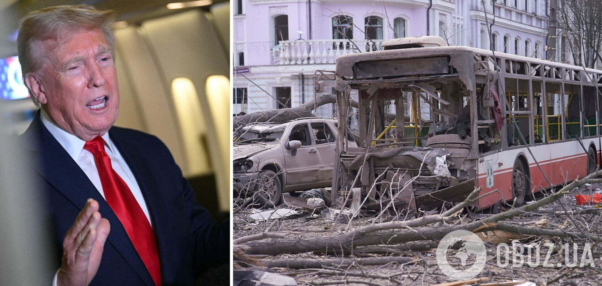 'Совершили ошибку': Трамп отреагировал на удар России по Сумам. Видео