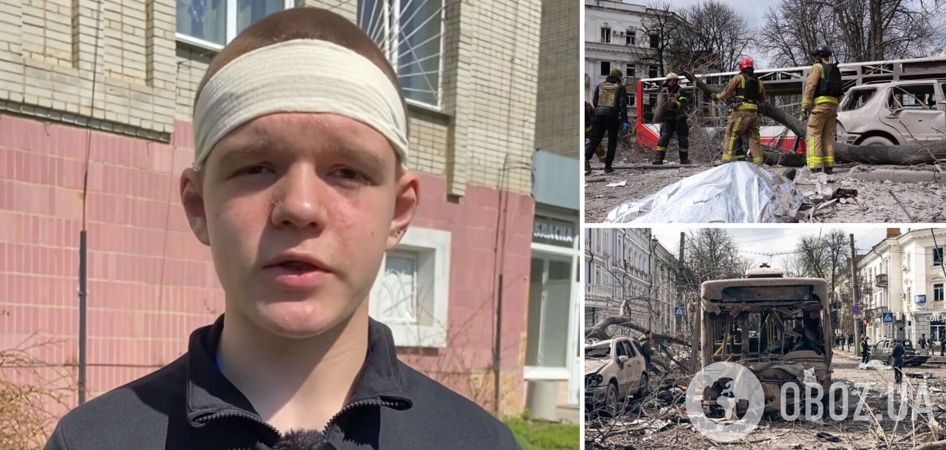 'Дуже злякався за матір': 13-річний підліток, який допомагав рятувати людей з автобуса в Сумах, розповів про атаку. Відео