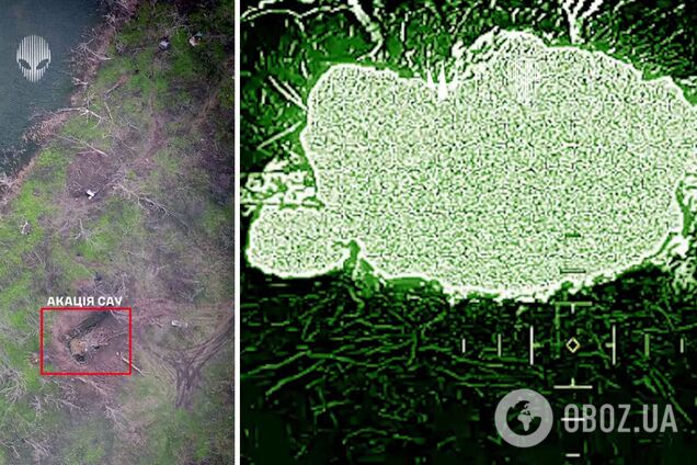 Эта 'Акация' уже не будет стрелять: Силы обороны дронами уничтожили на Донетчине российскую САУ. Видео