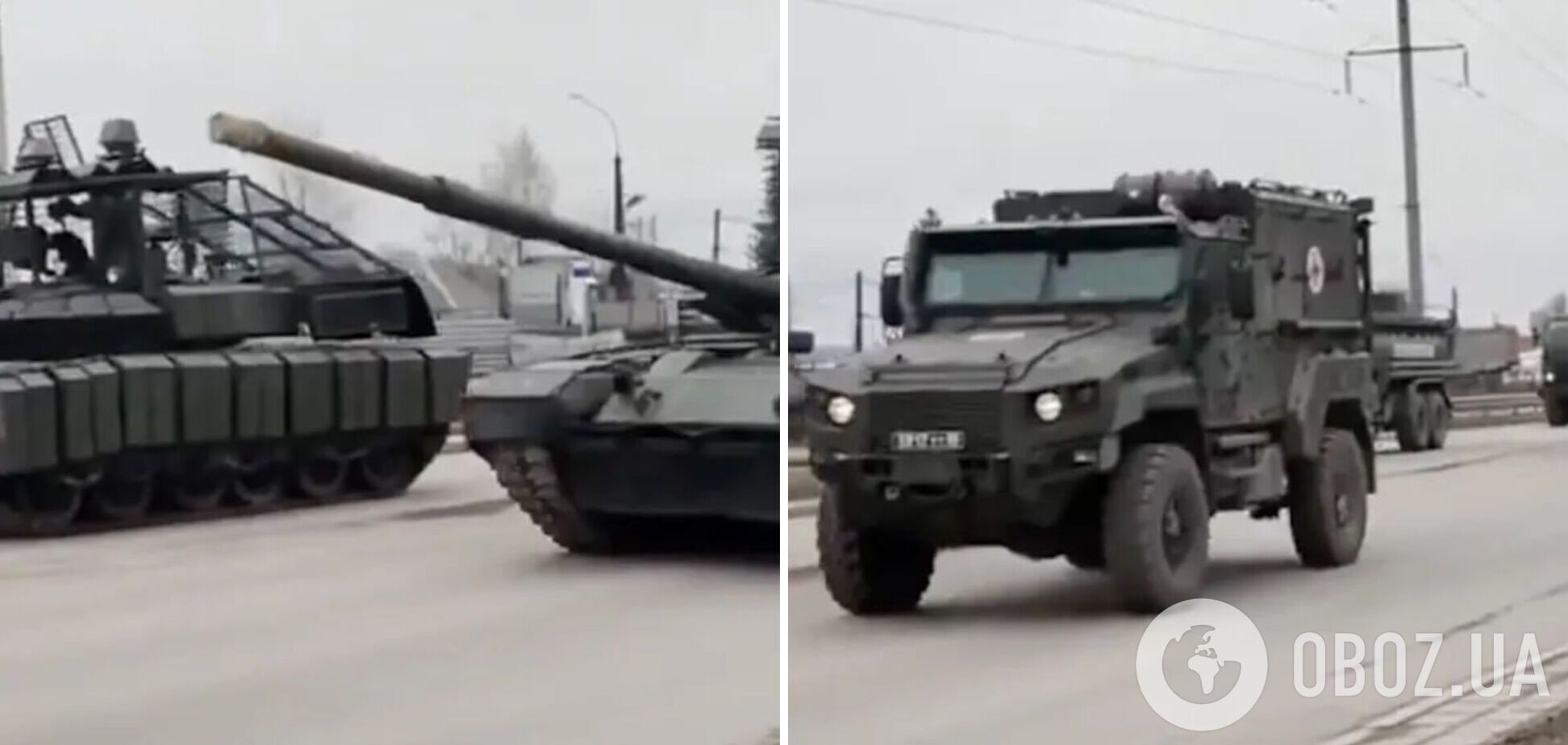 Примерные танки-мангалы: в сети показали репетицию путинского парада на 9 мая. Видео