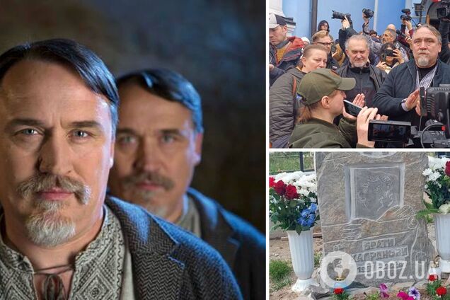 'Я написав на пам'ятнику правду'. Брат померлого рік тому Дмитра Капранова не змирився з його передчасним відходом