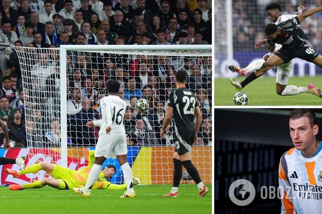 Анчелотті не поставив українського голкіпера у заявку 'Реала', і мадридський клуб із поразкою вилетів із Ліги чемпіонів. Відео