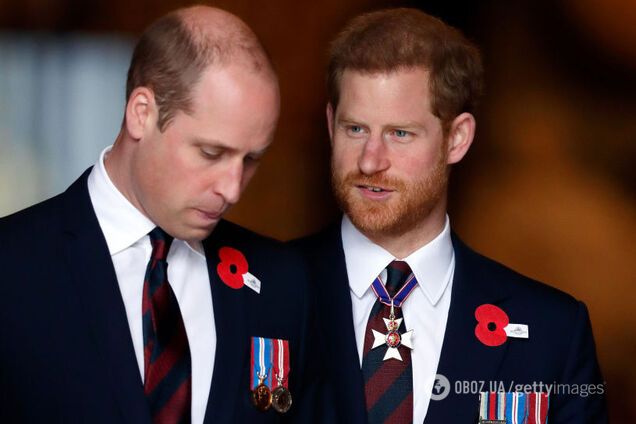 Принц Вільям розлютився на брата Гаррі через візит в Україну та зробив догану своїй службі безпеці: що трапилося