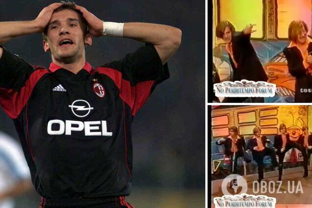 Що виробляв Андрій Шевченко на італійському телебаченні. У мережі спливло рідкісне відео