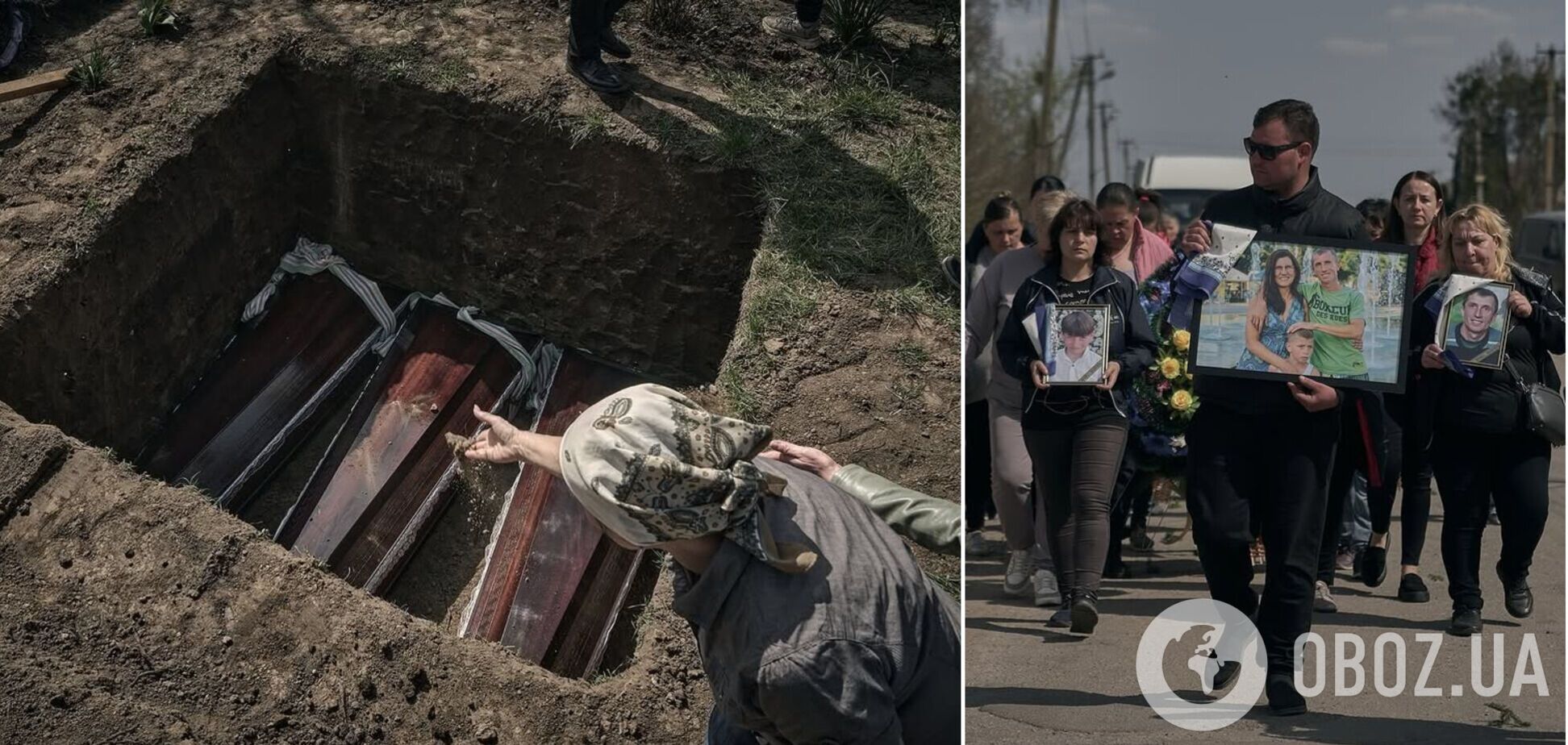 Мама, тато, 11-річний син: у Сумах попрощалися з родиною Мартиненків, яких вбила Росія. Фото