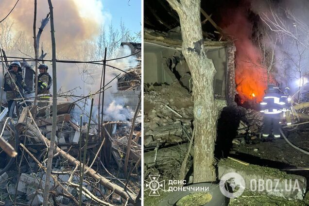 Окупанти вдарили по Донеччині, стались пожежі: дві людини загинули, є поранені. Фото